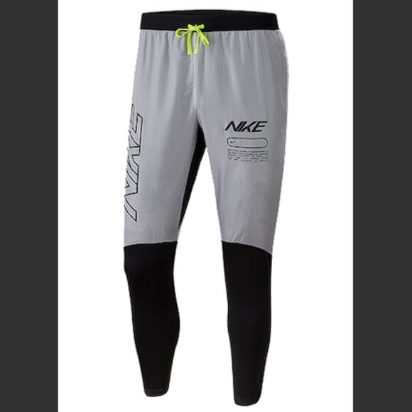 NIKE Dri-Fit Performance 'Running' Pants- M Blk/Gry (Brand New, Never Worn!) - Picture 2 of 12